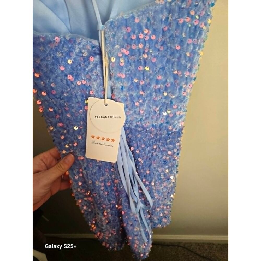 NWT Periwinkle Sequin Dress -Size 0 XXS - Picture 4 of 6